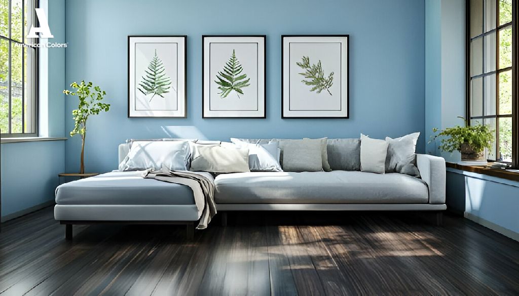 Decoración con tonos de la costa peruana que representan el color celeste para los hogares 